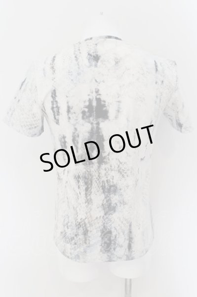 画像2: TORNADO MART / タイダイパイソンプリントTシャツ M オフホワイト O-24-08-29-045-TO-ts-YM-OS (2)