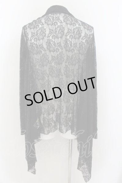 画像3: CIVARIZE / Proof総レーストッパーカーディガン 44 ブラック O-24-08-29-005-CI-to-YM-ZT317 (3)