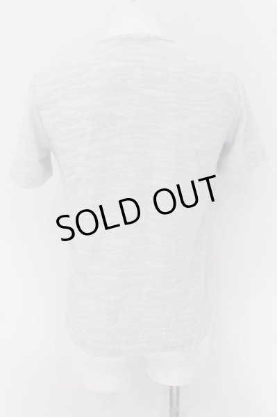 画像2: TORNADO MART / パイルカットUネックTシャツ M ホワイト O-24-08-29-048-TO-ts-YM-ZT234 (2)