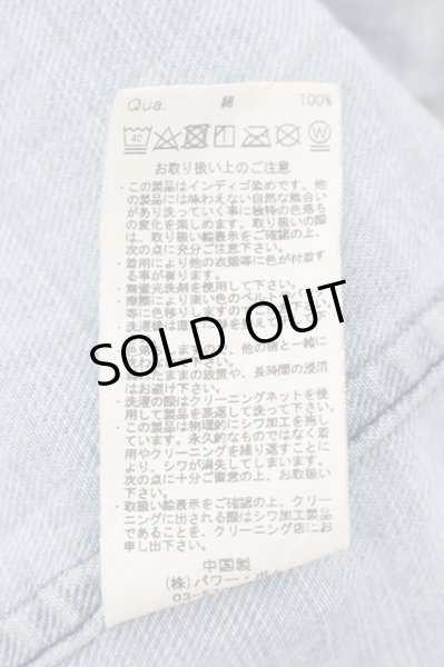 画像3: FUGA / シワ加工デニムシャツ 44 ライトブルー O-24-08-29-053-FU-sh-YM-ZT234 (3)
