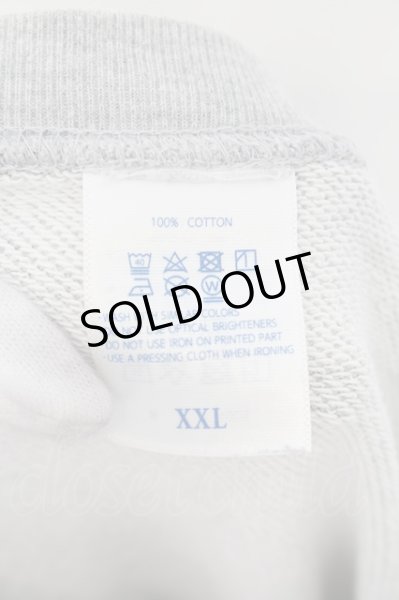 画像3: MARDIGRAS(SADS清春) / ロゴプリントスウェット XXL グレー O-24-08-29-059-MA-to-YM-ZT236 (3)