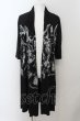 画像1: CIVARIZE / Salamander五分袖ロングトッパーカーディガン F ブラック O-24-08-29-007-CI-to-YM-ZS (1)