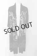 CIVARIZE / Salamander五分袖ロングトッパーカーディガン F ブラック O-24-08-29-007-CI-to-YM-ZS