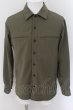 画像1: 5351pour les Hommes / スーパーストレッチシャツ 44 カーキ O-24-08-29-067-53-sh-YM-ZT223 (1)