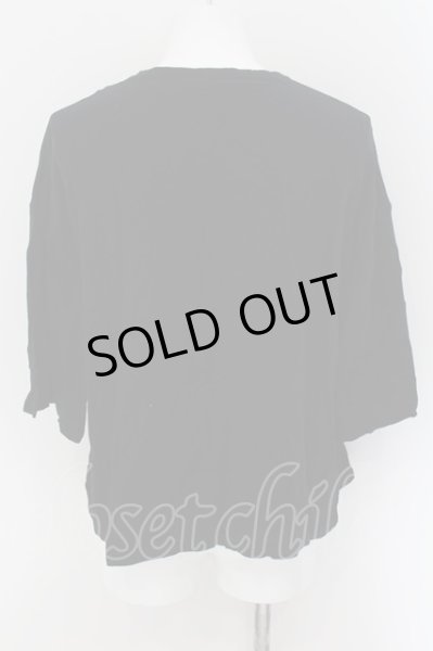 画像2: GalaabenD / シルケット天竺Tシャツ ｌ ブラック O-24-08-29-068-Ga-ts-YM-ZT400 (2)