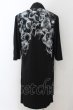 画像3: CIVARIZE / Salamander五分袖ロングトッパーカーディガン F ブラック O-24-08-29-007-CI-to-YM-ZS (3)