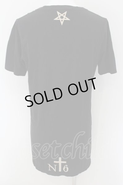 画像2: NO ID. BLACK / ペンタゴンロング Tシャツ 1 ブラック O-24-08-29-073-NO-ts-YM-OS (2)