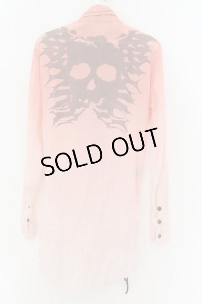 画像2: KMRii / Back Skull Gradation シャツ 0（レディース） ピンクグラデーション O-24-08-29-086-KM-sh-YM-OS (2)