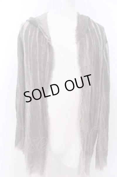 画像3: 14th Addiction / カットオフリネンガーゼカーディガン 1 グレー O-24-08-29-089-14-sh-YM-OS (3)