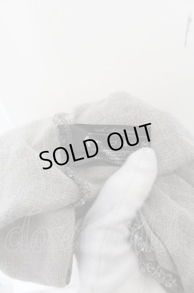 画像5: 14th Addiction / カットオフリネンガーゼカーディガン 1 グレー O-24-08-29-089-14-sh-YM-OS (5)