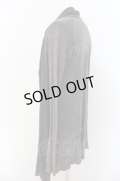 画像2: LGB / BACK/CROSS CARDI/M ロングテレコカーディガン【メンズ1】 1 グレー+ピンク O-24-08-29-091-LG-to-YM-OS (2)