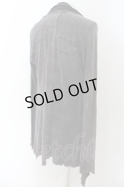 画像3: LGB / BACK/CROSS CARDI/M ロングテレコカーディガン【メンズ1】 1 グレー+ピンク O-24-08-29-091-LG-to-YM-OS (3)