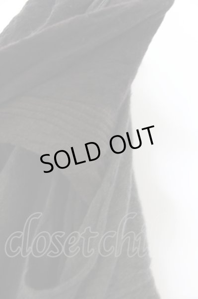 画像3: IFSIXWASNINE / WILDHORSE　異素材切り替えカーディガン 0 グレーｘチャコールｘブラック O-24-08-29-092-IF-to-YM-OS (3)