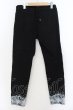 画像2: SWITCHBLADE / SNAKE PRINT DENIM　パンツ S ブラック O-24-08-29-096-SW-to-YM-ZT180 (2)