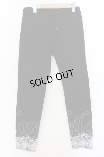 画像2: SWITCHBLADE / SNAKE PRINT DENIM　パンツ S ブラック O-24-08-29-096-SW-to-YM-ZT180