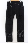 画像1: Roen Jeans / クラッシュデニムパンツ 30 ブラック O-24-08-29-098-Ro-pa-YM-ZT251 (1)