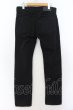 画像2: Roen Jeans / クラッシュデニムパンツ 30 ブラック O-24-08-29-098-Ro-pa-YM-ZT251 (2)