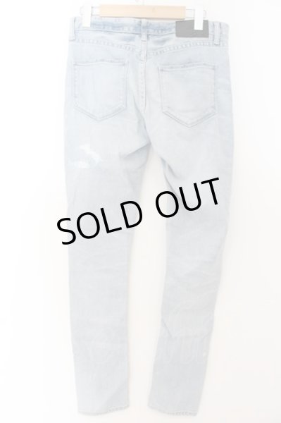 画像3: FUGA / アイカーリペアクラッシュスキニーデニムパンツ 44 ライトインディゴ O-24-08-29-102-FU-pa-YM-ZT158 (3)