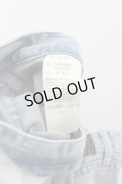 画像4: FUGA / アイカーリペアクラッシュスキニーデニムパンツ 44 ライトインディゴ O-24-08-29-102-FU-pa-YM-ZT158 (4)