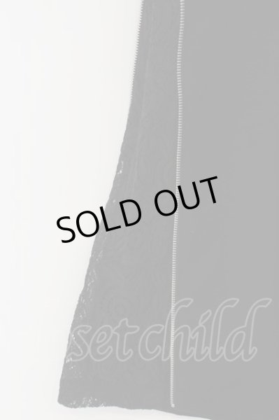 画像2: CIVARIZE / Clarityマチ付きZIPワイドパンツ 44 ブラック O-24-08-29-104-CI-pa-YM-ZT171 (2)