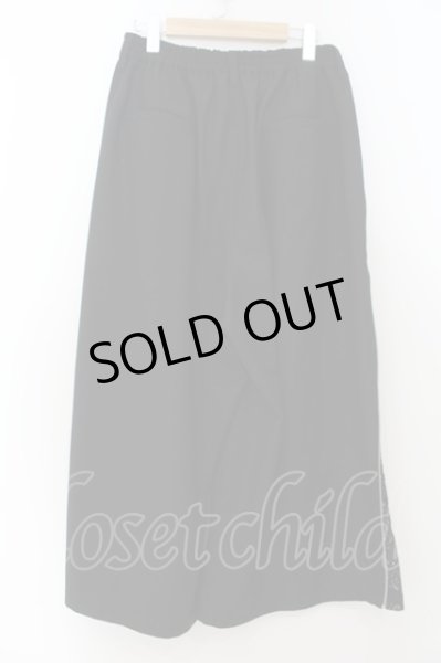 画像3: CIVARIZE / Clarityマチ付きZIPワイドパンツ 44 ブラック O-24-08-29-104-CI-pa-YM-ZT171 (3)