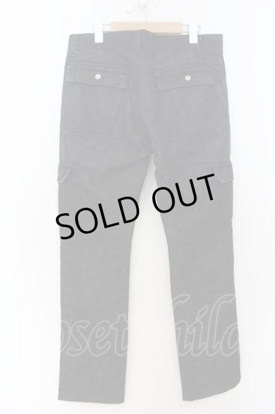 画像3: semantic design / シャドーアーガイルカーゴパンツ M ブラック O-24-08-29-106-SE-pa-YM-OS (3)