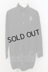 CIVARIZE / ×八潮瑠唯コラボ 限定 L/S　シャツ L ブラック O-24-08-29-014-CI-sh-YM-ZS