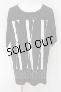 MARDIGRAS(SADS清春) / XXX BIG Tシャツ  ブラック O-24-08-29-114-MA-ts-YM-ZT0901A
