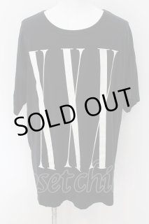 MARDIGRAS(SADS清春) Tシャツ.falling BIG /ブラック/F O-23-03-09-020