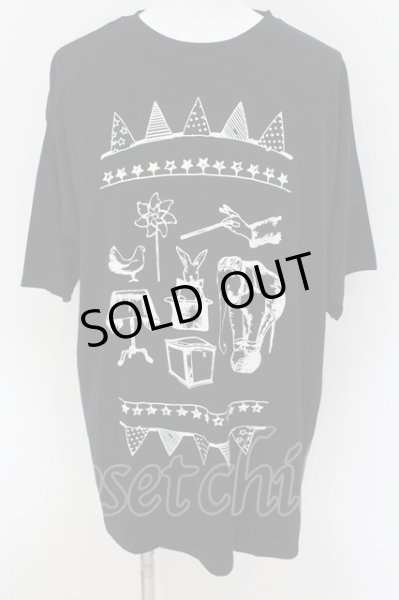 画像1: MARDIGRAS(SADS清春) / mardigras tour D Tシャツ F ブラック O-24-08-29-122-MA-ts-YM-ZT368 (1)