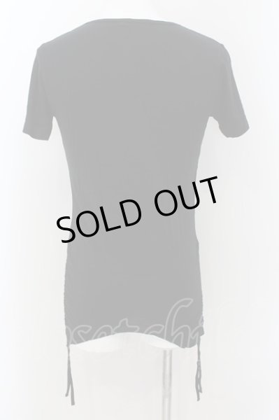 画像2: CIVARIZE / Determine サイドギャザーアイズTシャツ 44 ブラック O-24-08-29-015-CI-ts-YM-OS (2)