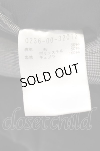 画像3: 5351pour les Hommes / ウールチェック5Bベスト 46 グレーｘブラック O-24-08-29-126-53-to-YM-ZT364 (3)