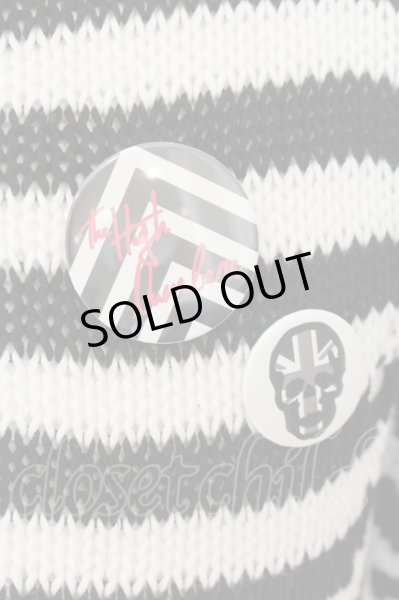 画像2: Stud. / ブロークンボーダーニット F ブラックｘホワイト O-24-08-29-127-St-to-YM-ZT364 (2)