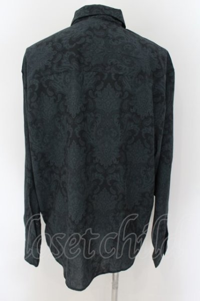 画像2: Casper John / ペイズリー総柄シャツ S グリーン O-24-08-29-130-Ca-sh-YM-ZT163 (2)