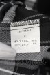 画像3: AFYF（rovtski） / BACK ZIP シャツ F ブラックｘホワイト O-24-08-29-133-AF-sh-YM-ZT163 (3)