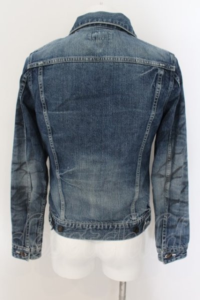 画像2: MURDER LICENSE / ホワールブラストデニムジャケット Gジャン 44 インディゴ O-24-08-29-149-MU-ja-YM-ZT115 (2)