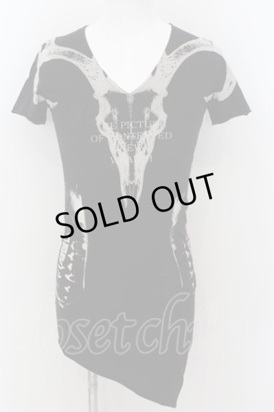 画像1: CIVARIZE / VarietyスカルプリントロングTシャツ 44 ブラック O-24-08-29-019-CI-ts-YM-OS (1)