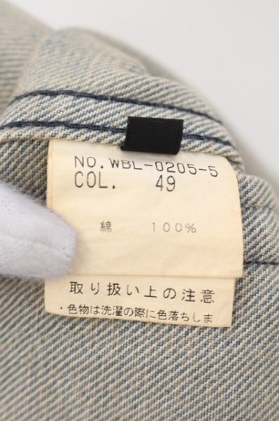 画像3: THE TWELVE / 泊加工スタッズデニムジャケット Gジャン【現在買取対象外】 50 インディゴｘシルバー O-24-08-29-152-TH-ja-YM-ZT115 (3)