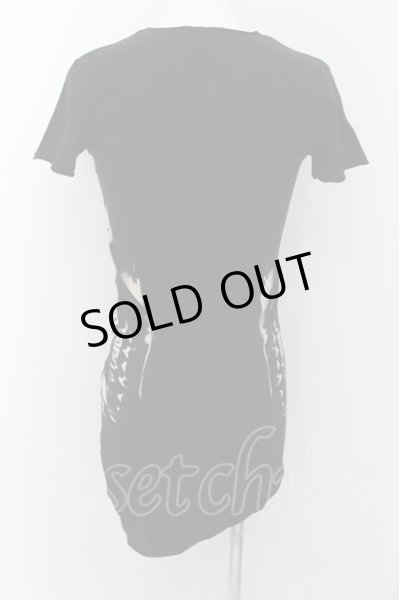 画像2: CIVARIZE / VarietyスカルプリントロングTシャツ 44 ブラック O-24-08-29-019-CI-ts-YM-OS (2)