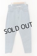 MR.OLIVE / スーパーストレッチワイドテーパードデニムパンツ S ブルー O-24-08-29-160-MR-pa-YM-ZT158