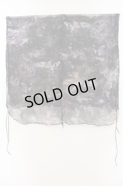 画像2: MEMHIM / ストール  パープルｘブラック O-24-08-29-163-ME-ac-YM-ZT141 (2)