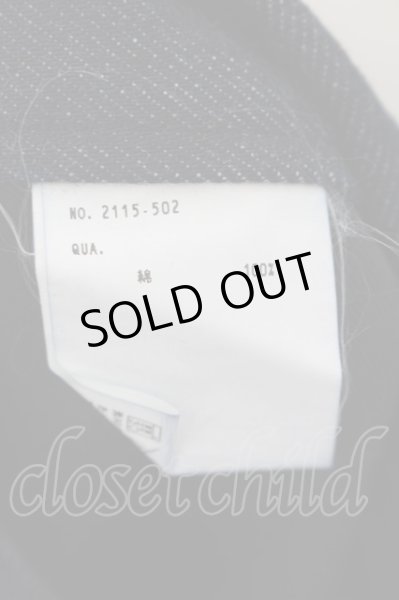 画像3: LAD MUSICIAN / サルエルデニムパンツ 46 ネイビー O-24-08-29-164-LA-pa-YM-ZT158 (3)