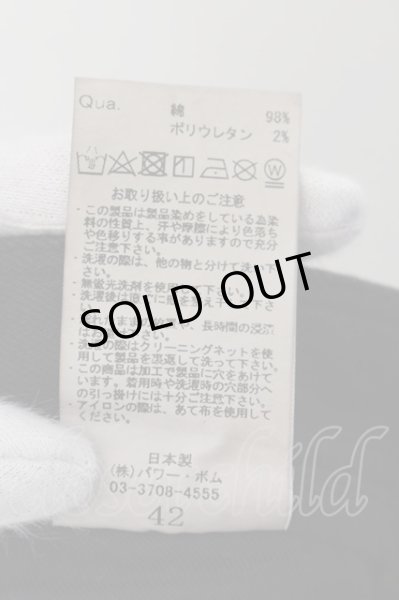 画像3: GOSTAR DE FUGA / ストレッチリペアデニムパンツ 42 ブラック O-24-08-29-165-GO-pa-YM-ZT (3)