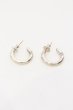 画像1: NIL DUE / NIL UN TOKYO / CARVED SEAL RING PIERCE ピアス  シルバー O-24-08-29-170-NI-ac-YM-OS (1)