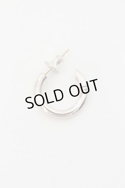 画像2: NIL DUE / NIL UN TOKYO / CARVED SEAL RING PIERCE ピアス  シルバー O-24-08-29-170-NI-ac-YM-OS (2)