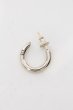 画像3: NIL DUE / NIL UN TOKYO / CARVED SEAL RING PIERCE ピアス  シルバー O-24-08-29-170-NI-ac-YM-OS (3)