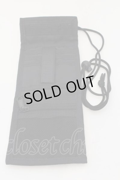 画像3: DEAL DESIGN / ロゴプリントナイロンウォレット  ブラック O-24-08-29-171-DE-ac-YM-ZT141 (3)