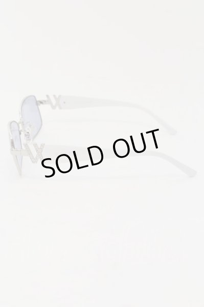 画像3: VARTIX / GACKTコラボ VS-01メタル　サングラス  ホワイトｘブルーレンズ O-24-08-29-174-va-ac-YM-OS (3)