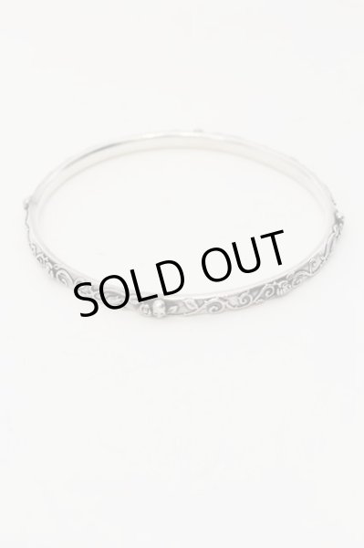 画像1: Justin Davis / 土屋アンナコラボバングル 内周約21.5 シルバー O-24-08-29-175-Ju-ac-YM-ZT141 (1)