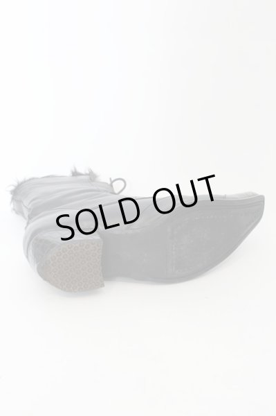 画像6: TORNADO MART / ポインテッドエンボスファーブーツ M(27cm相当) ブラック O-24-08-29-185-TO-sho-YM-ZT (6)